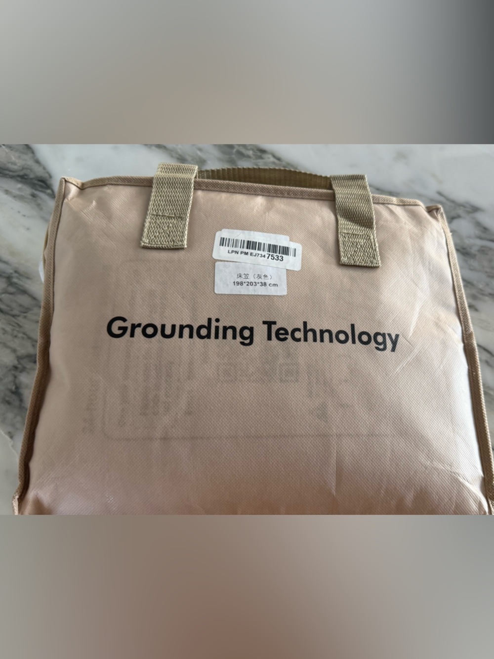 Grounding Fitted Sheet Deep Pocket (Deep Grey, King - 78"x80"x15") New